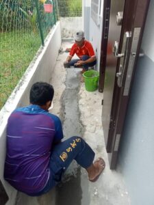 Projek pemasangan saliran paip baru